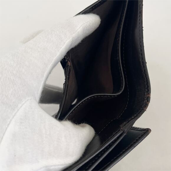 GUCCI GG Unisex Bifold Leather Wallet Vintage - Picture 8 of 12